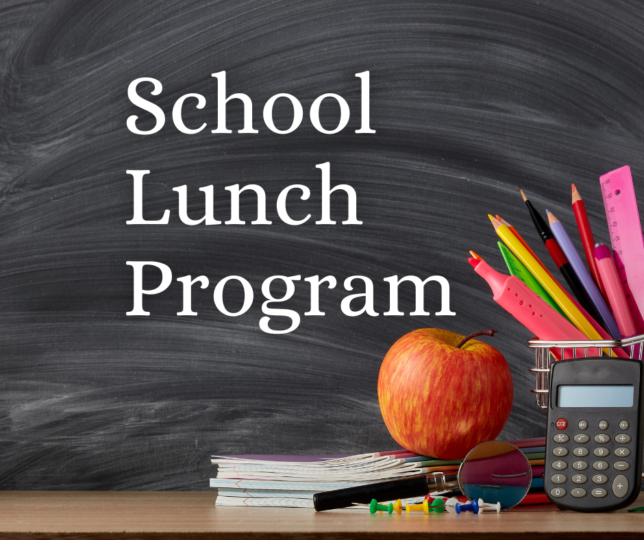school lunch program graphic