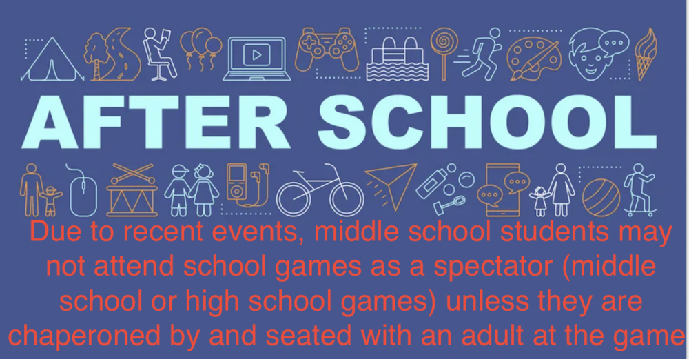 Afterschool Chaperones Required