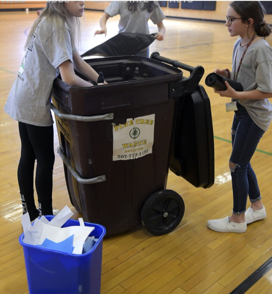 MCMS Students Featured in Kennebec Journal for Recycling Efforts