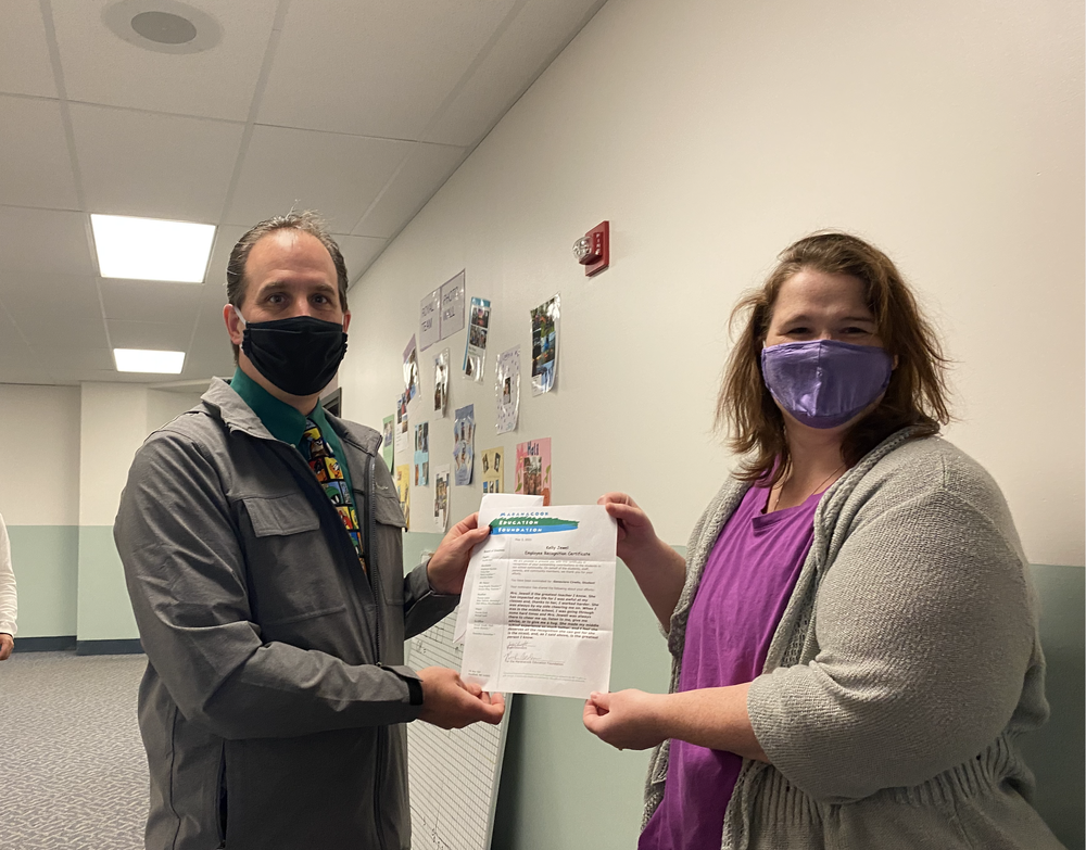 April MEF Employee Recognition--Kelly Jewell