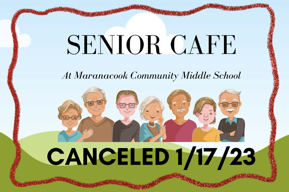 senior cafe flyer