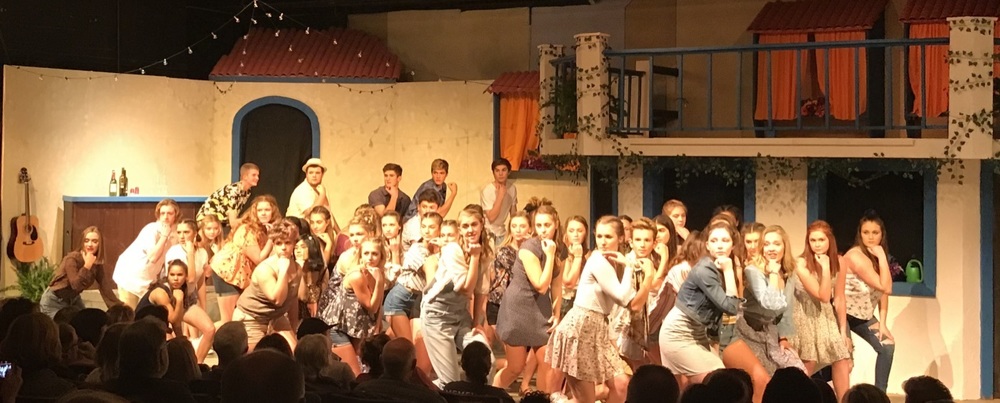 Cast of Mamma Mia! Opening night