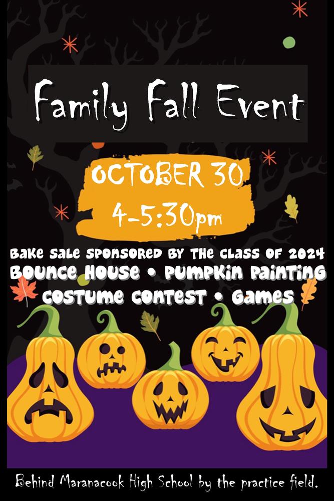 Fall event flyer