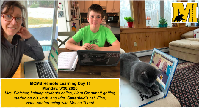 Day 1 Remote Learning at MCMS!