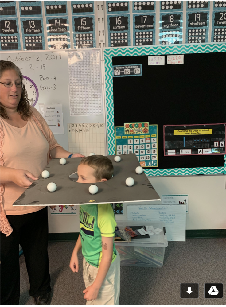 1st Graders Learn about the Moon