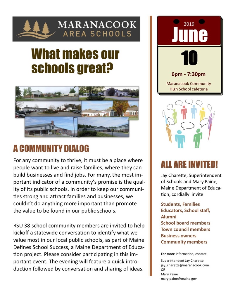 Flyer-What makes our schools great?
