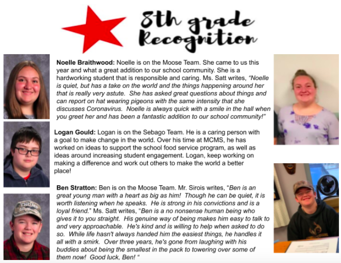 Eighth Grade Recognition