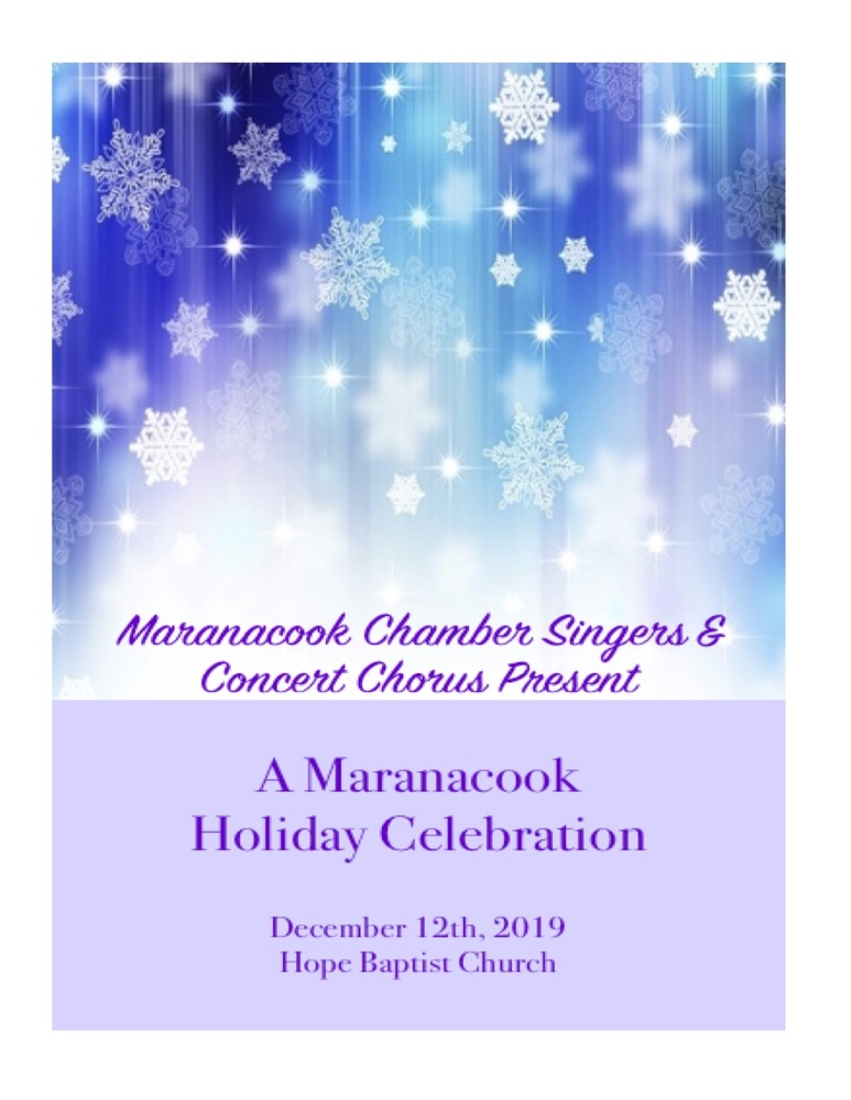 holiday concert poster