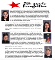 Eighth Grade Recognition