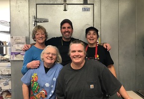 Middle School Food Service Staff visitor last Friday