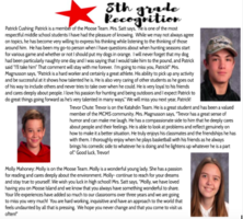 Eighth Grade Recognition