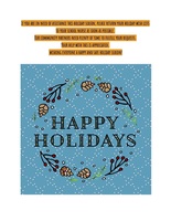 Holiday Assistance