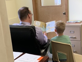 Reading With Mr. Boston