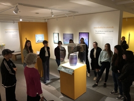 Honors Art Students at Colby