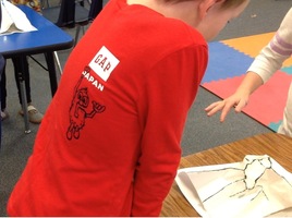 WES 2nd Graders Build Topographic Models