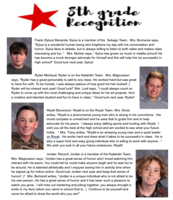 Eighth Grade Recognition