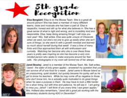 Eighth Grade Recognition