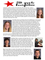 Eighth Grade Recognition