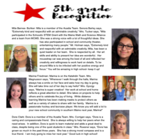 Eighth Grade Recognition