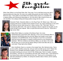 Eighth Grade Recognition