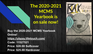 2020-2021 Yearbooks on Sale NOW!